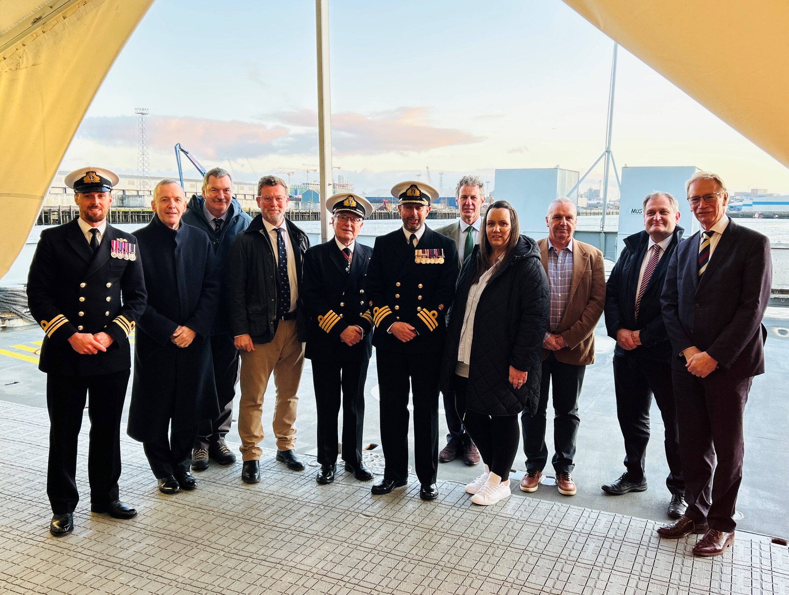 Featured image for “Employers’ of local Reservists step on board HMS Mersey”