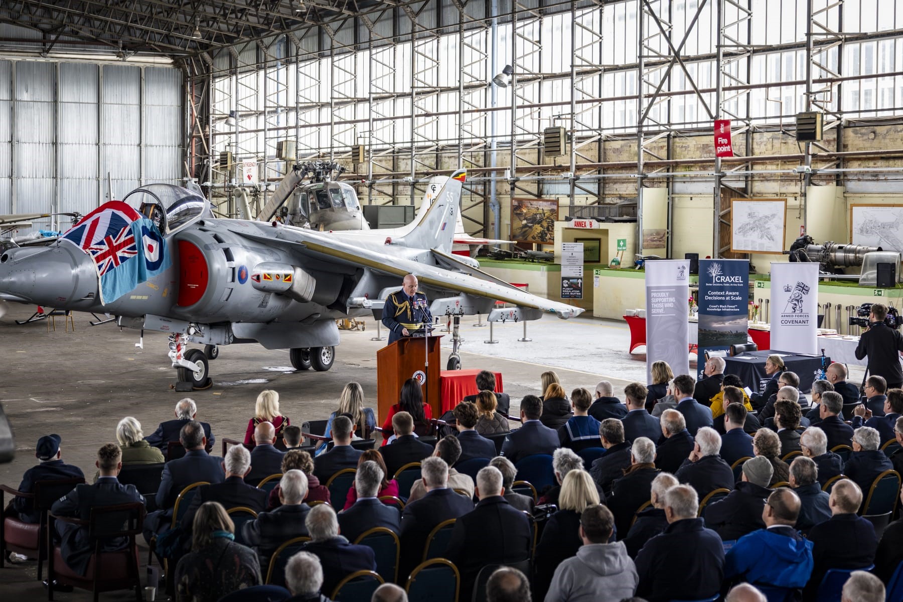 Featured image for “CRAXEL UK SIGNS THE ARMED FORCES CONVENANT DURING RAF VISIT TO NI”