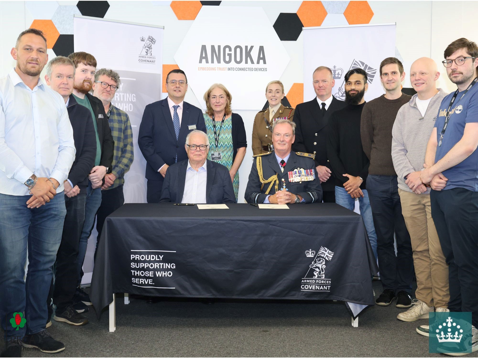 Featured image for “BELFAST TECHNOLOGY COMPANY ANGOKA SIGNS THE ARMED FORCES CONVENANT”